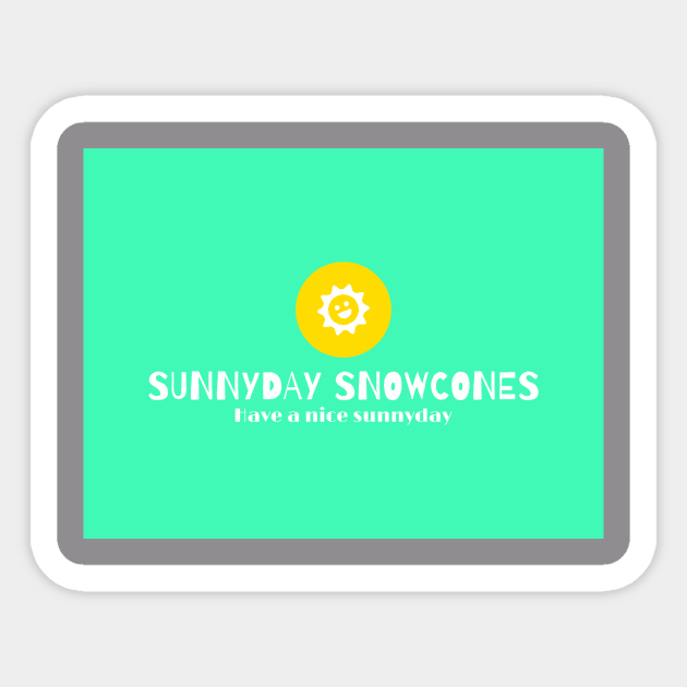 sunnyday snowcones Sticker by charlielove